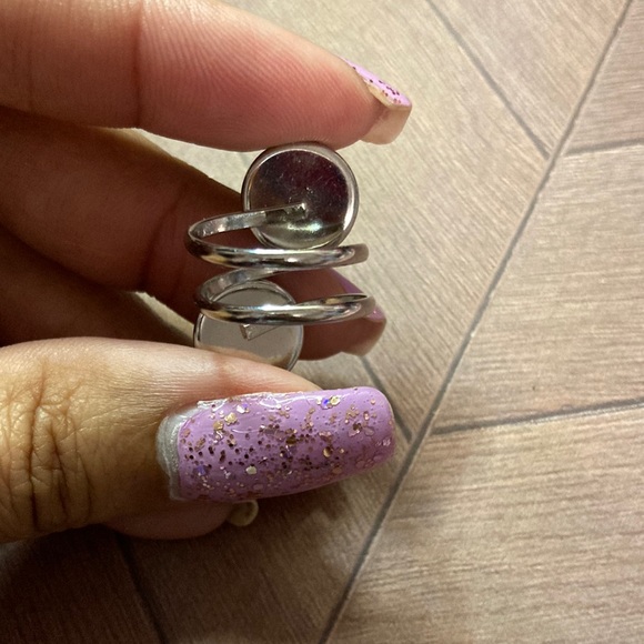 Custom Made stainless steel Hello Kitty ring - Picture 2 of 2